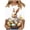 D#White, variant on Easter T-Shirts for Women 3/4 Sleeve Length Blouses Cute Rabbit Graphic Tees Round Neck Casual Tops Loose Fit Comfy Shirts