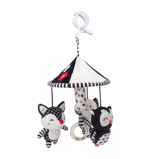 Sonajeros para cuna de bebé, caja de música giratoria móvil, campana para cama de animales, soporte colgante, juguetes para recién nacidos de 0 a 24 meses, juguete para regalod zhangmengya unisex