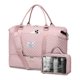 thumbnail image 1 of Bolsa de fin de semana FIUAIE para mujer con compartimento para zapatos, color rosa, 1 of 7