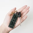 thumbnail image 6 of Keychain 6×3.1×1inpu Leather With Delicate Touch And Strong Recognition Is Used For Daily Travel, Work And Picnic Green Buffalo Plaid Check Tartan Scotland_2, 6 of 8