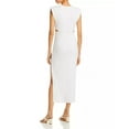 thumbnail image 2 of Fore WHITE Women's Cut Out Midi Dress US M, 2 of 4