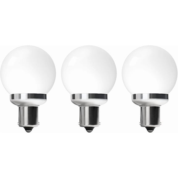 RV Vanity Light Bulbs 12 Volt, 20-99 1141 1156 BA15s LED Bulbs, Replacement Lights for Camper Travel Trailer Motorhome 5th Wheel Interior Natural White 4000K 3-Pack