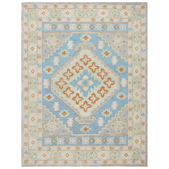 SAFAVIEH Heritage Joss Oriental Area Rug, Green/Ivory, 8' x 10'