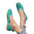 thumbnail image 2 of Vedolay Business Loafers For Women Loafers for Women Platform Slip-ons Ladies Shoes Lightweight,Green 8.5, 2 of 5