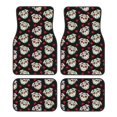 thumbnail image 1 of Fotbe PUG Juego de 4 Tapetes para Auto con Estampado – Alfombrillas de Goma Reforzada, Diseño Antideslizante, Protección para Todo el Año – Vehículos, Autos, Camionetas y SUVs, 1 of 7