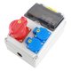 thumbnail image 1 of Caja De Distribución De Energía, Caja De Enchufe Industrial De Protección Contra Sobrecarga Multifuncional Fácil De Usar 2PCS 2 220-250V16A Para Sitios De Construcción, 1 of 7