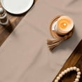 thumbnail image 4 of Warm Beige Table Runner, Solid Color Farmhouse Beige Washable Cotton Linen Table Runners 90 Inches Long, Dresser Scarf Runner for Dining/Coffee/Kitchen/Hallway Tables 13''x90'', 4 of 8