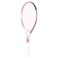 thumbnail image 3 of Quzzie Tennis Racket Durable Alloy Lightweight Racquet Pre Strung with Comfortable Wear Resistant Grip and Shock Absorbing Handle Suitable for Adults Beginners Sports Pink, 3 of 8