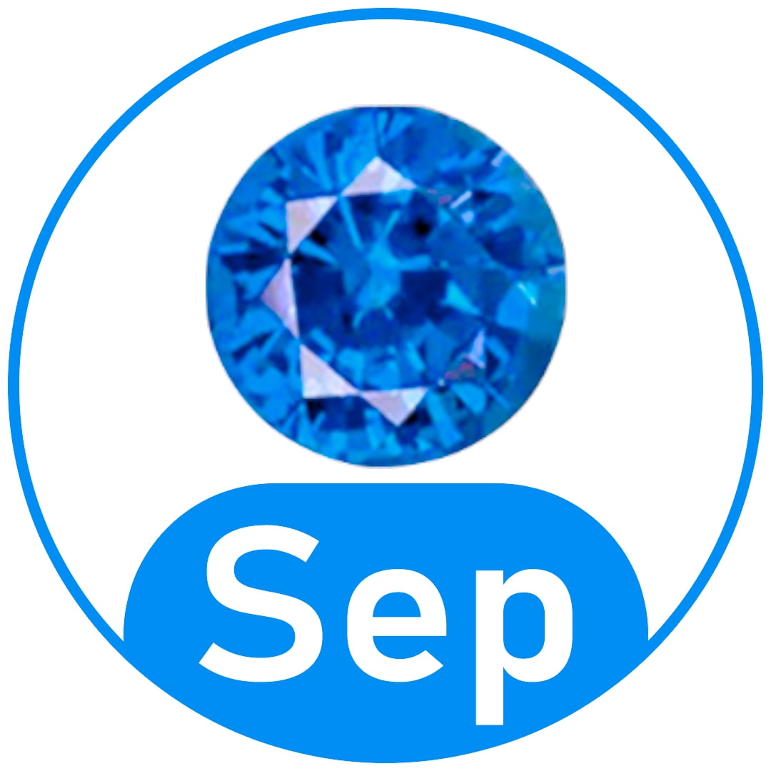 9 - September - Blue Sapphire