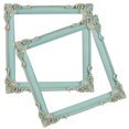 thumbnail image 1 of GOOHOCHY 2Pack Photo Frame Olive Green Resin Vintage Mini 4.3x4.3in Display Prop, 1 of 7