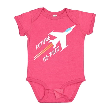 

Inktastic Future Co-Pilot Jet in Flight Gift Baby Boy or Baby Girl Bodysuit