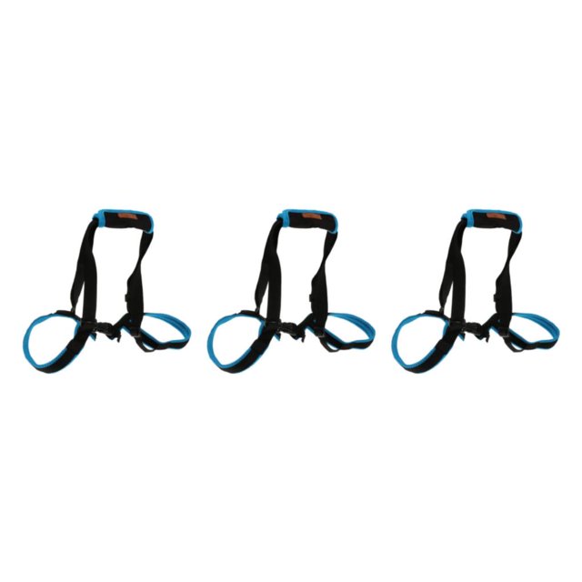 relayinert Dog Leg Auxiliary Belt Lift Harness Harness Aid Mobility Support Blue S 3Set