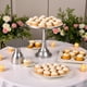 thumbnail image 5 of Juego de 3 soportes de plata para tartas (plato de 8 pulgadas, 10 pulgadas, 12 pulgadas) para pasteles de 6 a 10 pulgadas, juego perfecto de exhibición de mesa de postre, soportes para, 5 of 7