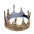 thumbnail image 2 of Unisex Vintage Crown, Medieval Tiara with Elastic Band for Halloween/ Costume Play, 2 of 7