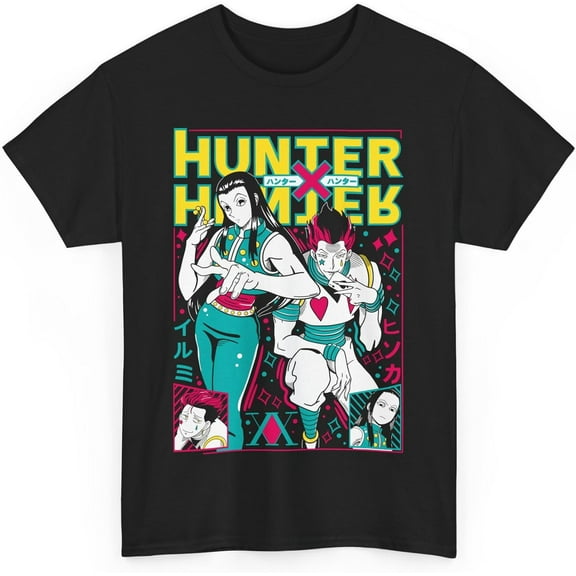 Illumi Anime Zoldyck T-Shirt Streetwear Hunter Cosplay Manga Aesthetic Otaku Apparel Unisex T-Shirt M-28