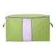 thumbnail image 2 of Apmemiss Clearance Storage Bags, Large Blanket Clothes Organization and Storage Containers for Bedding, Comforters, Foldable Organizer with Reinforced Handle, Clear Window,Sturdy Zippers, 2 of 5