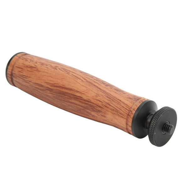 Camera Handle Grip Mount, Portable Wood Camera Handle Grip 1/4 Inch Screw Hole Stable Shooting For Smartphone