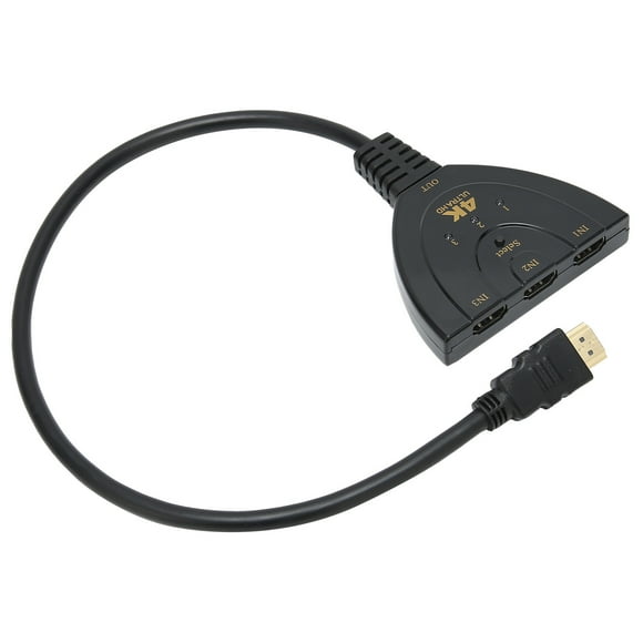 HighDefinition Multimedia Interface 4K Switcher 3 In 1 Out 4Kx2K Switcher SplitterCable Splitter