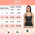 thumbnail image 2 of QRIC Compression Cami Shirts for Women Tummy Control Shaper Tank Top with Built in Removable Padded Bra Shapewear, 2 of 6