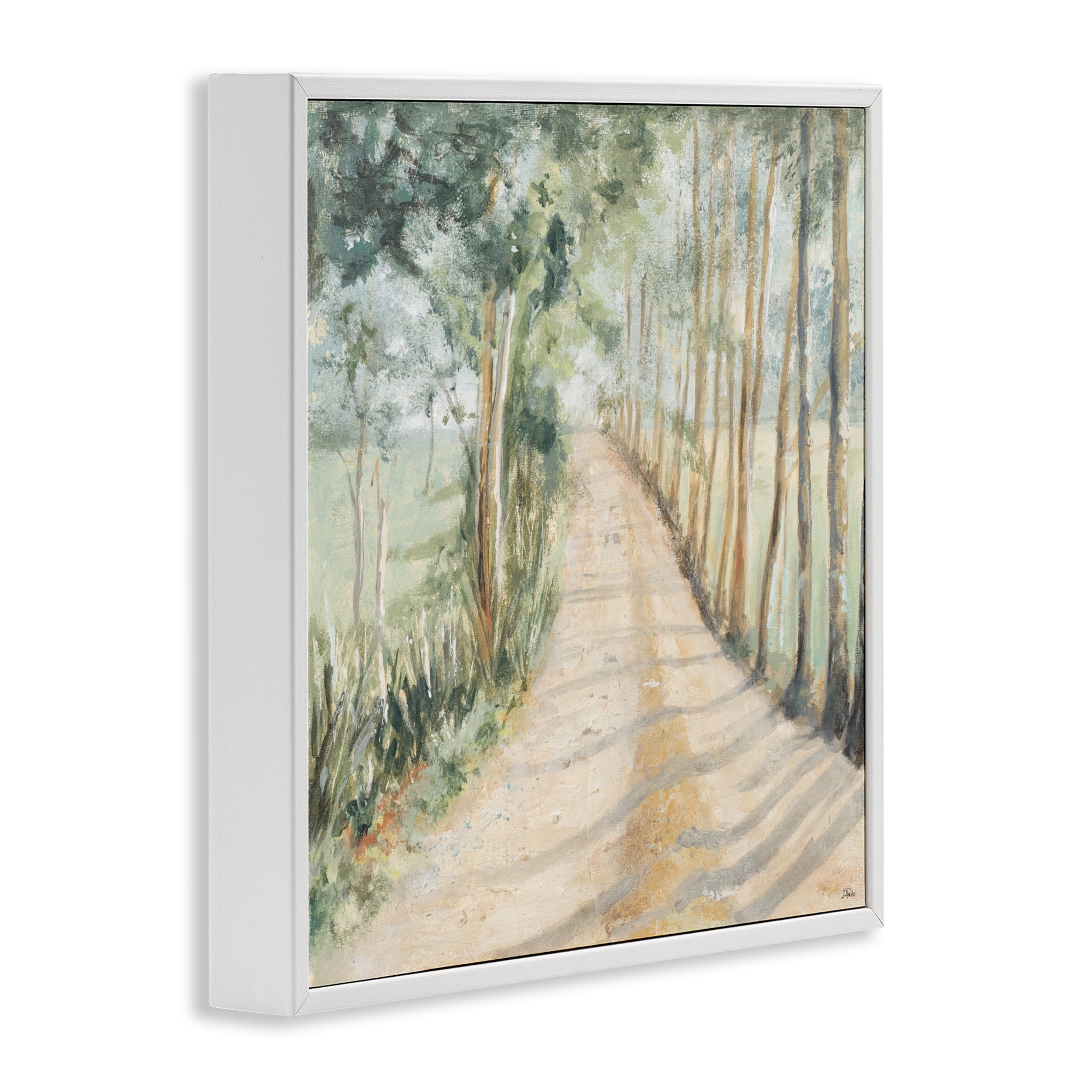 Stupell Industries Camino A Casa Pathway White Framed Giclee Art, design by Patricia Pinto
