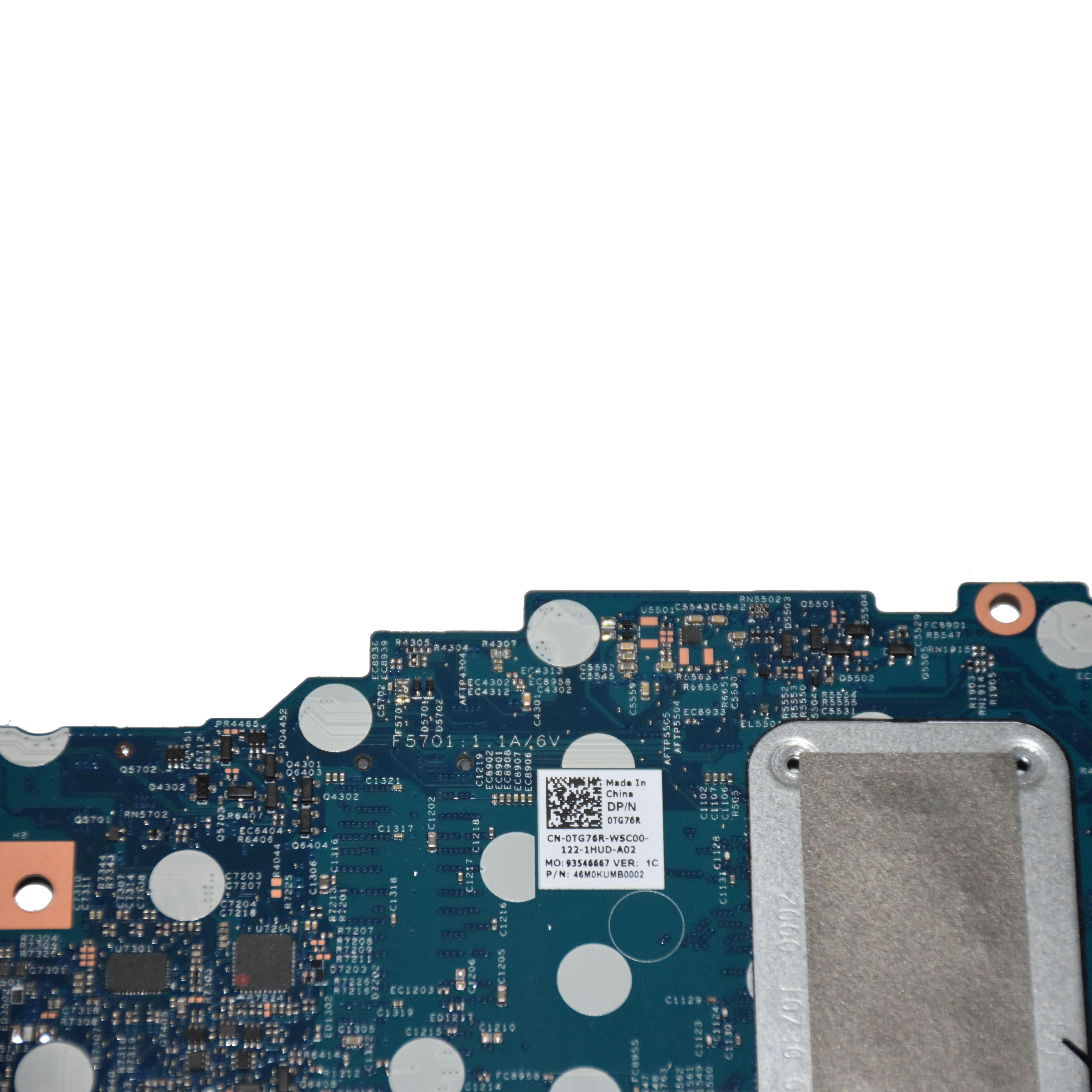 Pre-Owned Dell Inspiron 15 5501 Motherboard, i5-1035G1, 1.0GHz, DDR4 Intel UHD - TG76R