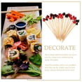 thumbnail image 3 of 100pcs Dessert Sticks Bamboo Cocktail Sticks Party Fruit Toothpicks Bamboo Cocktail Picks, 3 of 3