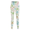 thumbnail image 5 of BOOMILK Easter Leggings for Women High Waisted Easter Eggs Print Workout Skinny Pants Stretch Tummy Control Yoga Legging, 5 of 5