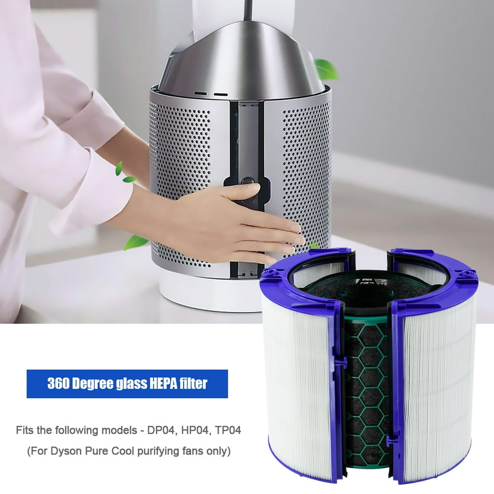For Dyson HP04/TP04/DP04 Filter Accessories Sealed Two Stage 360°Filter