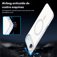 thumbnail image 2 of Funda Case Deluxe para iPhone AIR BLANCO Uso Rudo Compatible con MagSafe, Protección Antigolpes Resistente, PC + TPU, Diseño Elegante y Duradero, 2 of 7