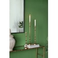 thumbnail image 4 of Home Decor Accessories D5.5x23.5" Slender Aluminum Taper Candle Holder with Bead Accents, Bronze,Household Decor Items, 4 of 9