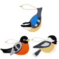 thumbnail image 1 of 3Pcs Mini Bird Felt Pendant Kit DIY Craft Handmade Felting Pendant Housewarming Gift, 1 of 14