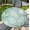 F-mint Green White Fern, variant on Waterproof Tablecloth with Elastic Tablecloth for Round Tables 40"-70" for Indoor Outdoor Patio Use, 44Inch, Mint Green White Fern