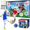 thumbnail image 1 of Set de juego de balón de fútbol Flybakiz con tapete de franela plegable para niños, 1 of 7
