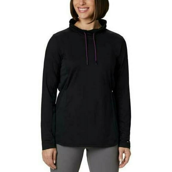 Columbia Omni-Wick Cowls Neck Ladies' Active Top Pullover - C23 (Large, Black)