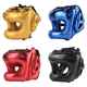 thumbnail image 2 of Casco de combate de boxeo con protección para la cabeza, puente nasal y protección para la cabeza con viga vertical y carcasa completa, equipo de protección para entrenamiento, 2 of 2