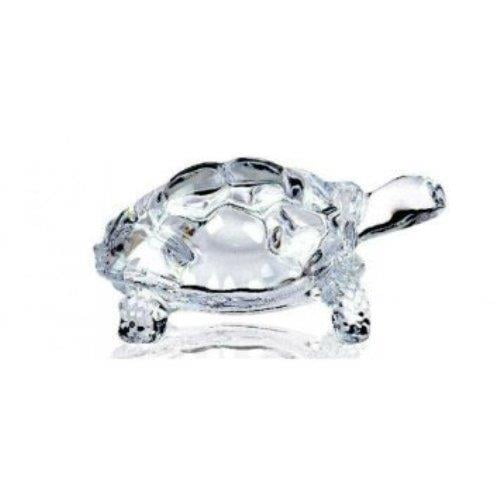 Chinese Feng Shui Tortoise Turtle Glass Statue Lucky Gift of Good Health