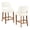 Beige/Walnut Leg, variant on ClinQ 26'' Counter Height Bar Stools Set of 2, Upholstered Bar Stools With Walnut Curved Footrest, Modern Counter Stools with Back for Kitchen Island ,Beige