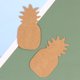 thumbnail image 5 of OUNONA 300Ud Tarjetas Forma Piña Para Exhibir Joyas Y Aretes En Papel Kraft Marrón Claro, 5 of 5