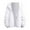 White, variant on WUWUQF Men's Windbreaker Jacket, Lightweight Water-Resistant, Zipper Leisure Loose Solid Color