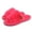 Fushcia, variant on Fuzzy Indoor Slippers for Women Open Toe with Memory Foam, Soft Faux Fur Nonslip House Slippers(Rose,M)