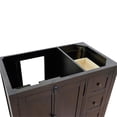 thumbnail image 3 of Plantation 36" Single Solid Wood Vanity with Left Doors in Brown Ash, 3 of 7