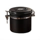 thumbnail image 1 of Recipiente de Café Hermético en Grano con Rastreador de Fecha, Caja de Almacenamiento de Cocina de Acero Inoxidable, 1,2 L, Negro, 1 of 6