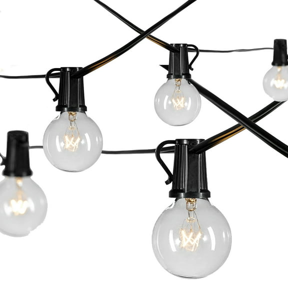 Globe Electric Monaco 25-Light 25 ft. Indoor/Outdoor Plug-In String Light, Bulbs Included