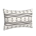 thumbnail image 2 of Haiem Pillowcase for Hair and Skin Queen - Anchors and Ropes Printed Soft Pillowcase with Envelope Closure-14"x20", 2 of 9