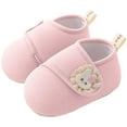 thumbnail image 4 of Quealent Toddler Slippers Boys Girls House Slippers Kids Winter Boots Warm Lightweight House Shoes Non-slip Indoor Slipper Shoes Pink for Size 5.5, 4 of 6