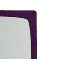 thumbnail image 2 of Ambesonne Purple Fitted Sheet, Optical Carnation, Full Size, Purple Magenta White, 2 of 2