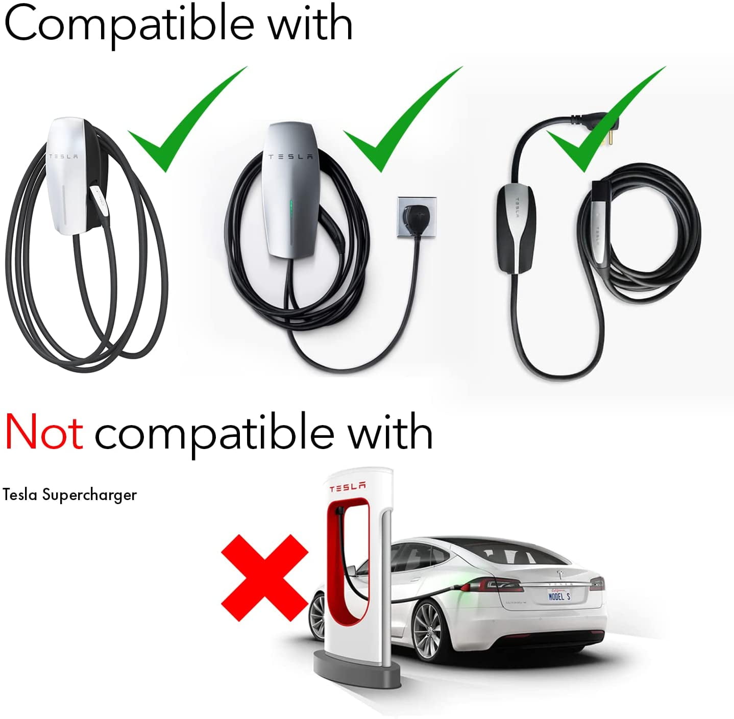 [Only For J1772 EVs ] Lectron - Tesla to J1772 Charging Adapter