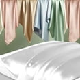 thumbnail image 2 of Funda de almohada de seda DKBSlik Mulberry Silk King Size White, 2 of 8