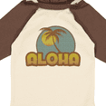 thumbnail image 4 of Inktastic Aloha Palm Boys or Girls Long Sleeve Baby Bodysuit, 4 of 5