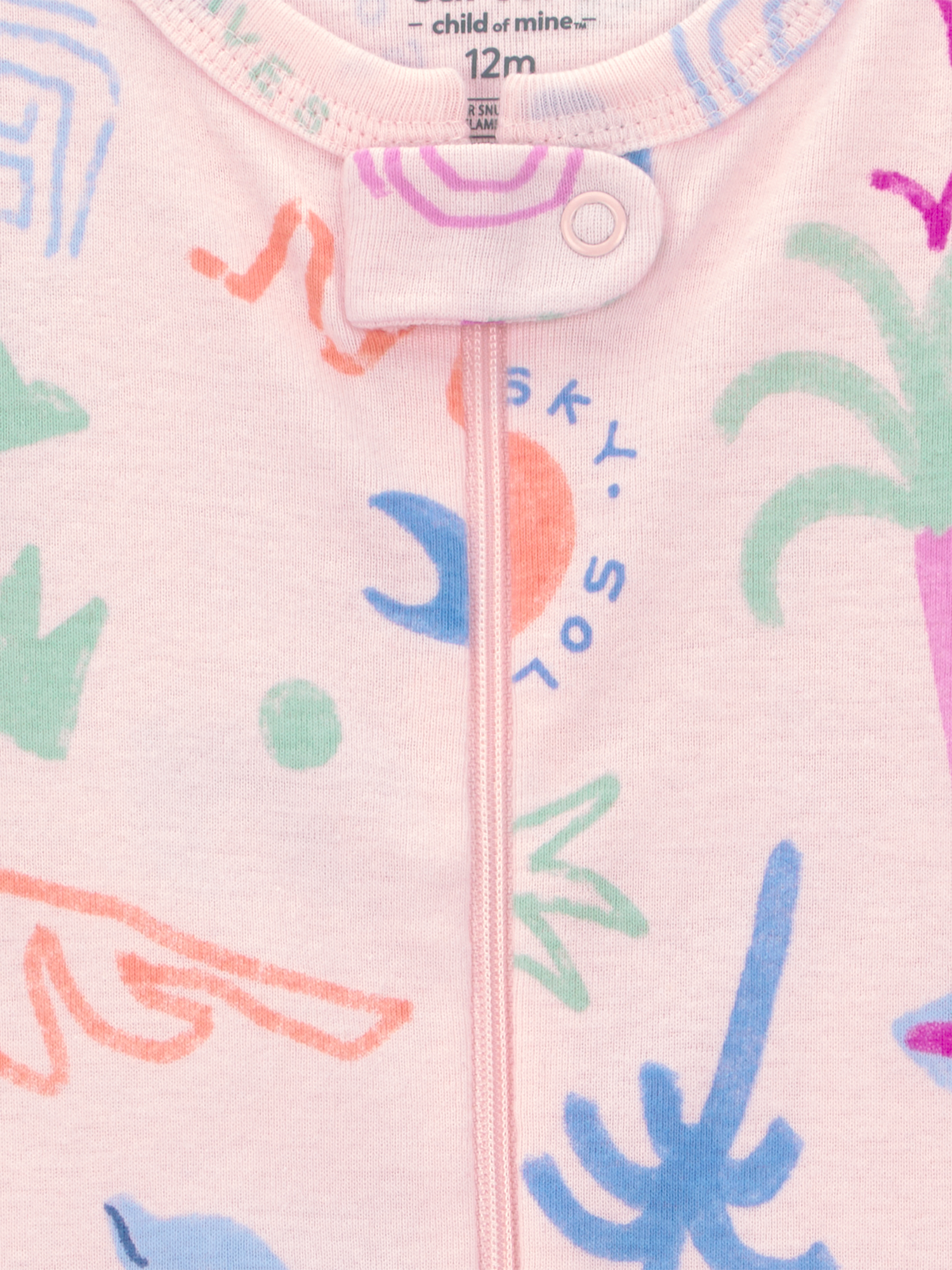 Carter's Child of Mine Toddler Pajama, One-Piece, Sizes 12M-5T